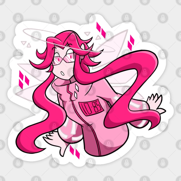 Lee - INFINITE DREAM: Shards of Pink Sticker by AllosaurusNE